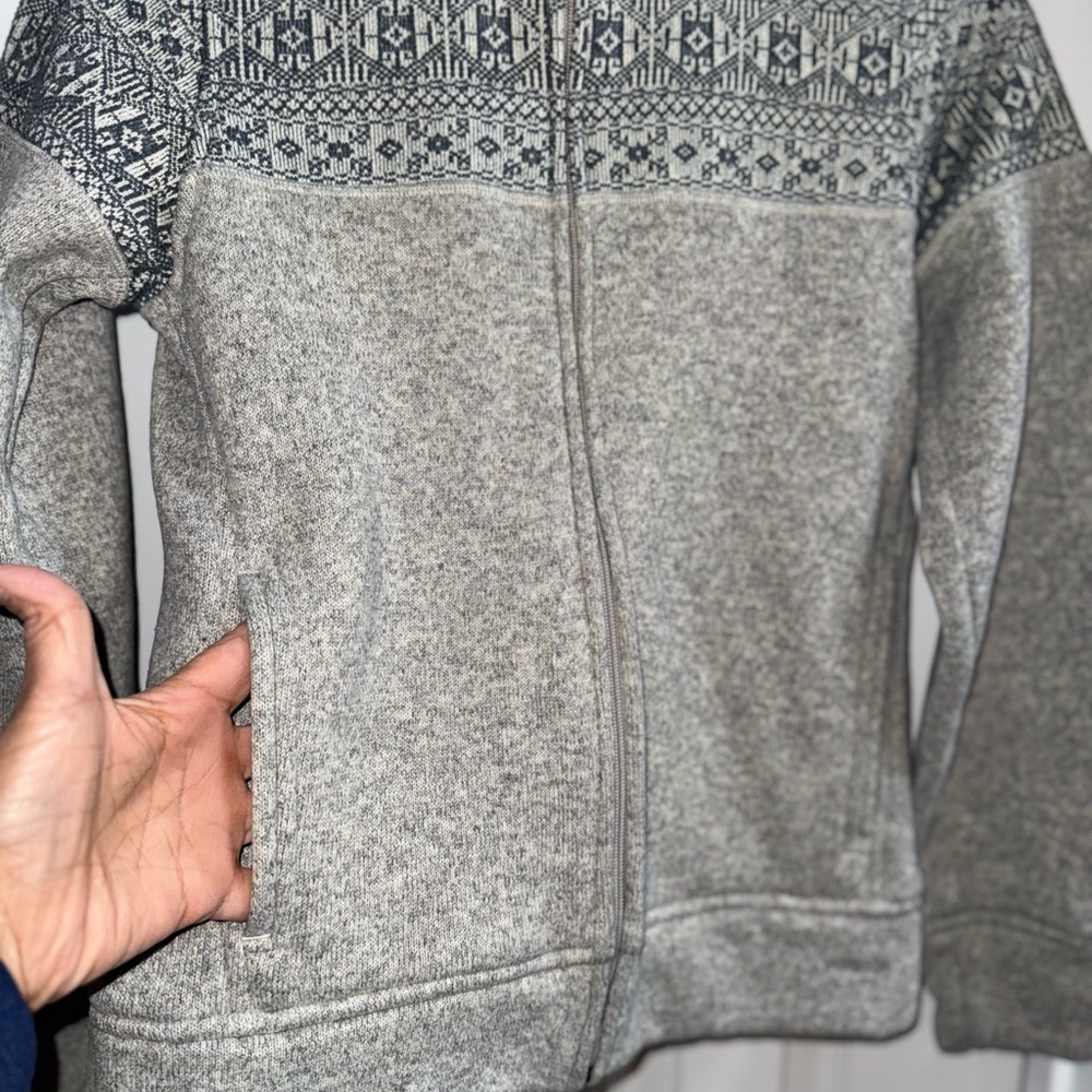 Patagonia Better Sweater Hoodie Full Zip Size S Aesthetic Grey Long Sleeve Warm - Picture 6 of 12